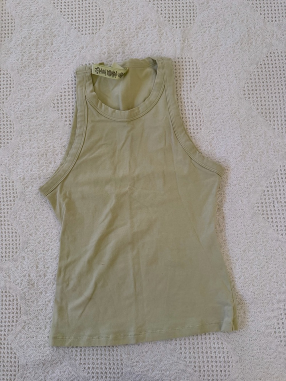 SKIMS Light Olive Crewneck Tank